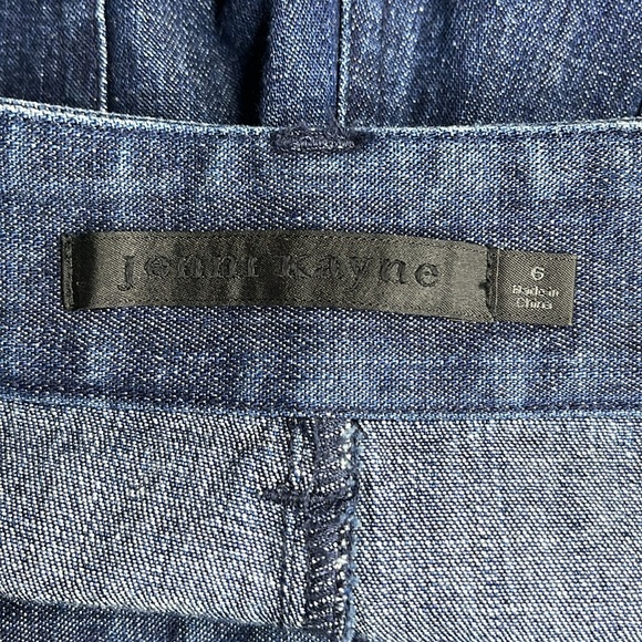 Jenni Kayne Wide Leg High Rise Vintage Blue Denim Trouser Jeans - Picture 7 of 9